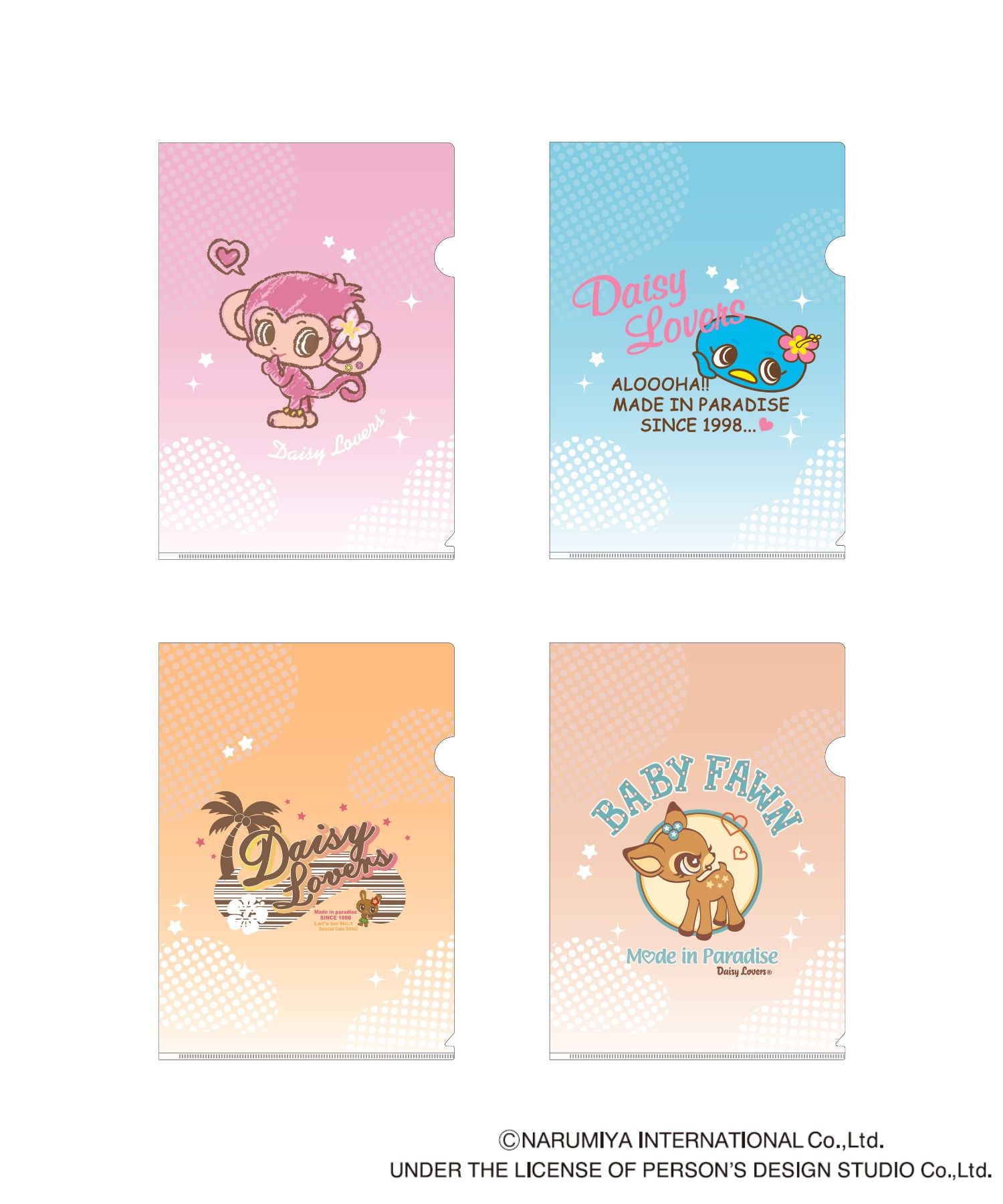 DAISY LOVERS｜デイジーラヴァーズ 限定キャラクタークリアファイル