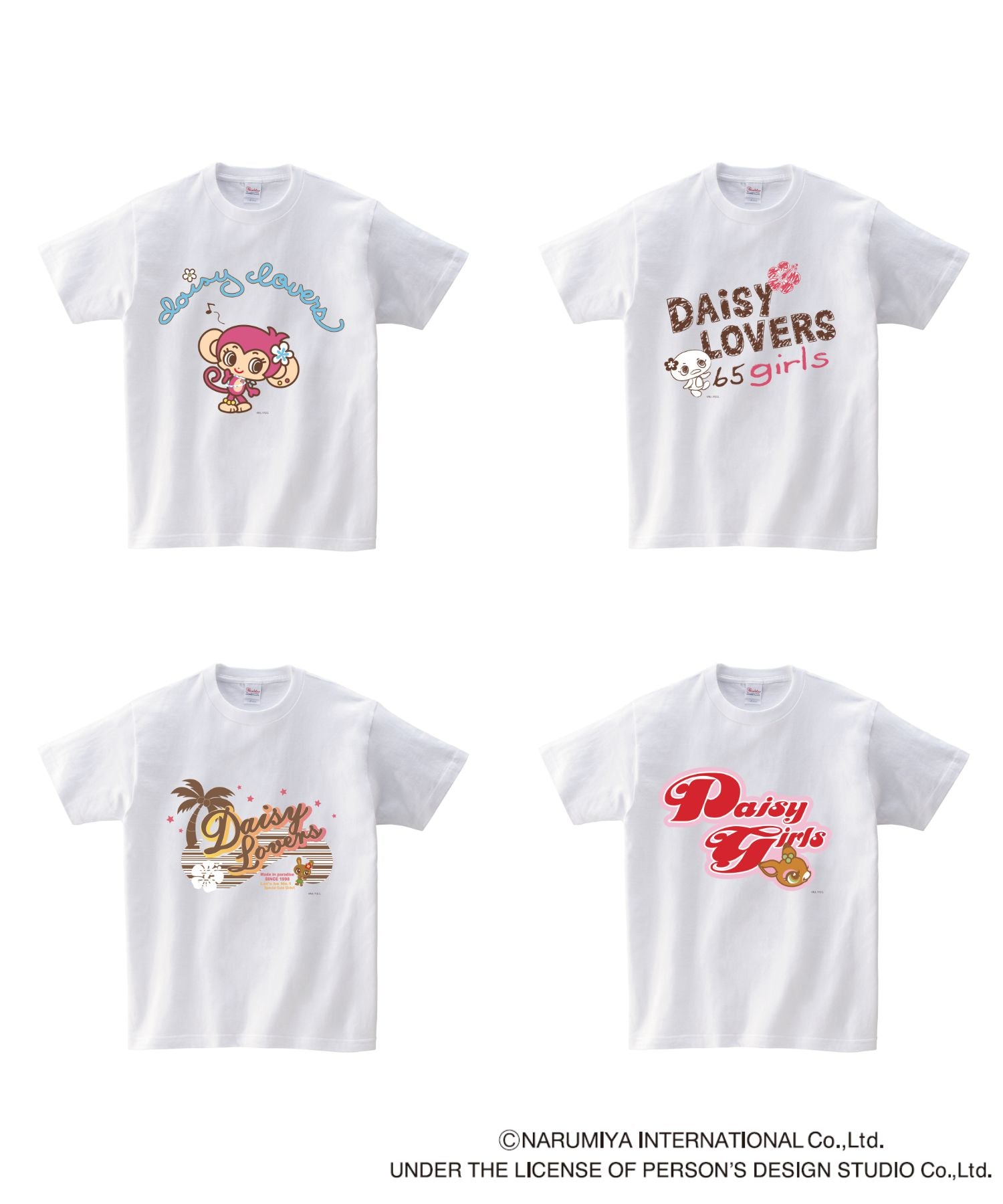 DAISY LOVERS｜デイジーラヴァーズ 限定キャラクターTシャツ 雑貨 T