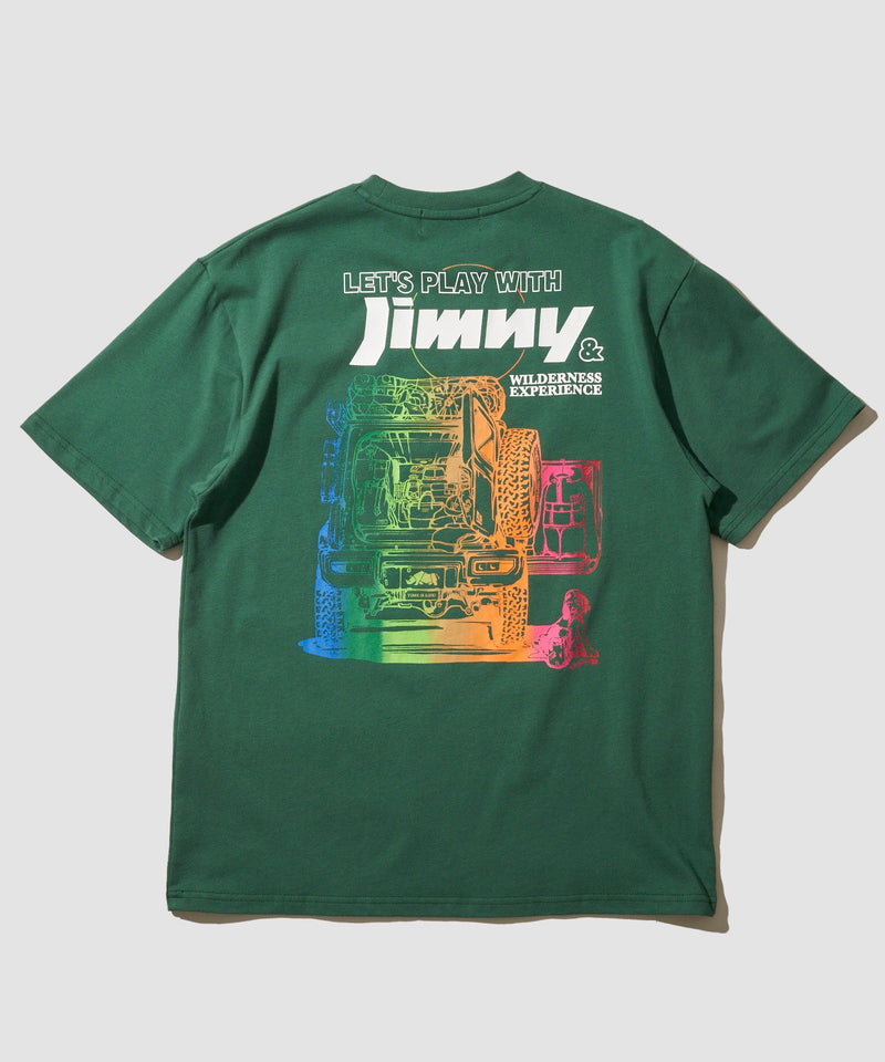 【ポイント20％還元】GO CAMPING WITH JIMNYコラボ グラフィックプリントTシャツ