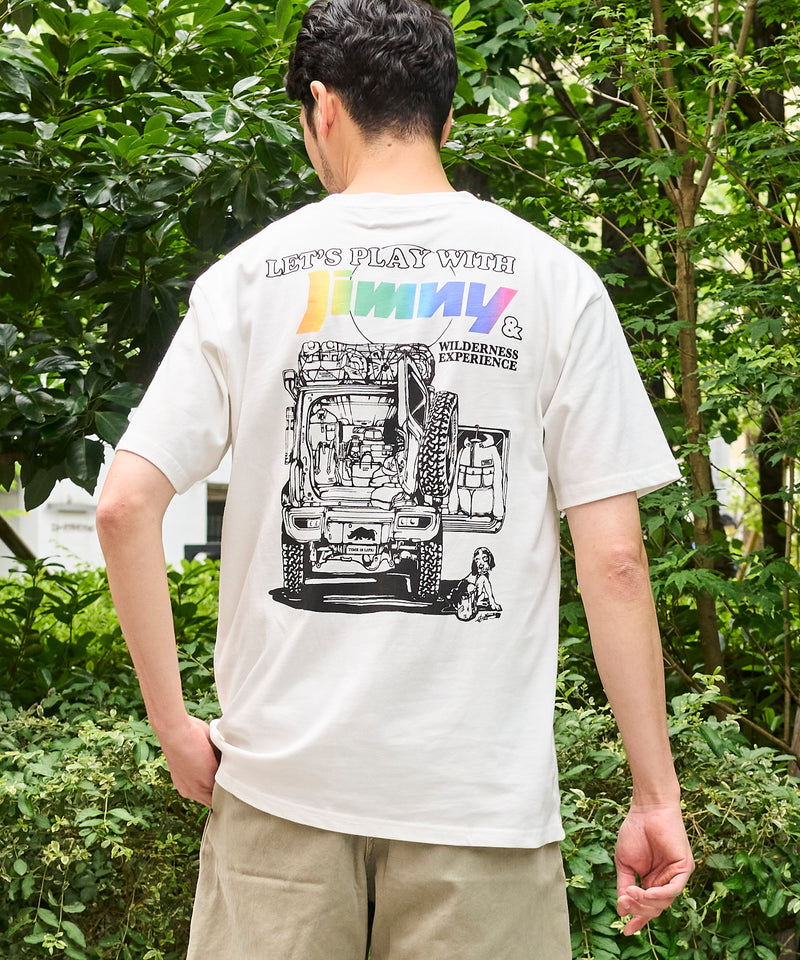 【WILDERNESS EXPERIENCE×JIMNY】ラゲッジスペースプリントTシャツ / グラフィックプリントTシャツ