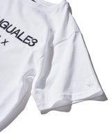 【1PIU1UGUALE3 RELAX】フロントロゴ刺繍半袖Tシャツ