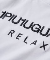 【1PIU1UGUALE3 RELAX】フロントロゴ刺繍半袖Tシャツ