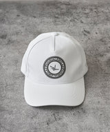 circle print logo cap