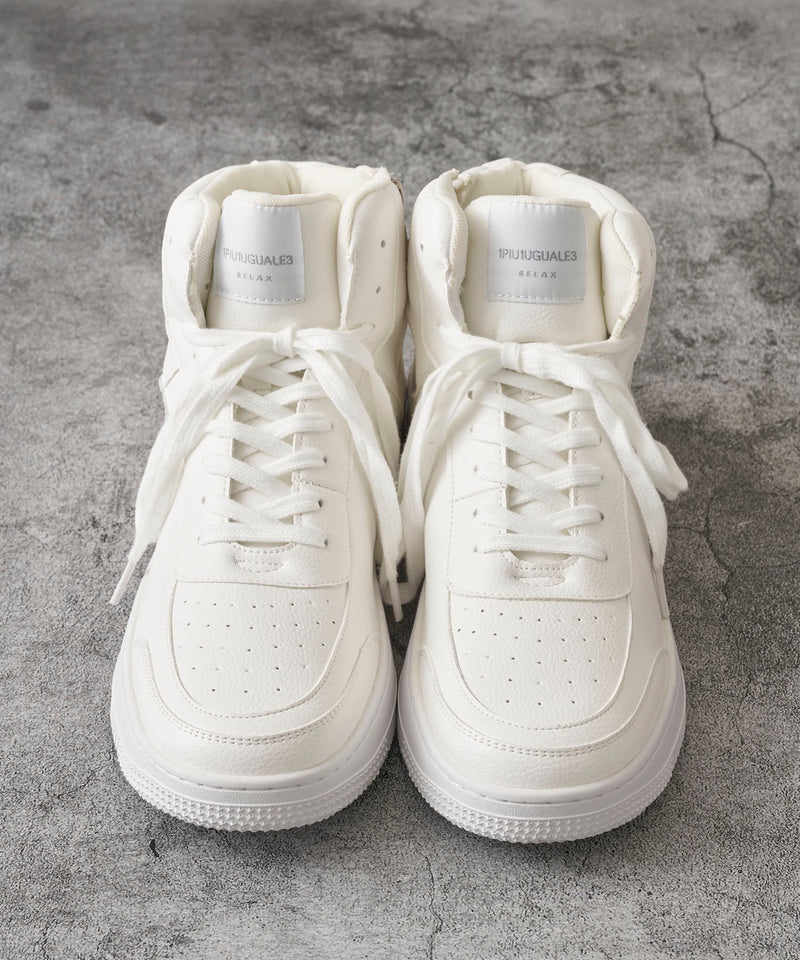 middle cut logo sneakers