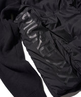 sleeve Knit outerwear / ニットコンビ中綿ブルゾン