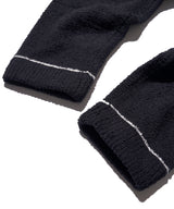 Crane boa knit pants / ワンポイント刺繍ニットパンツ