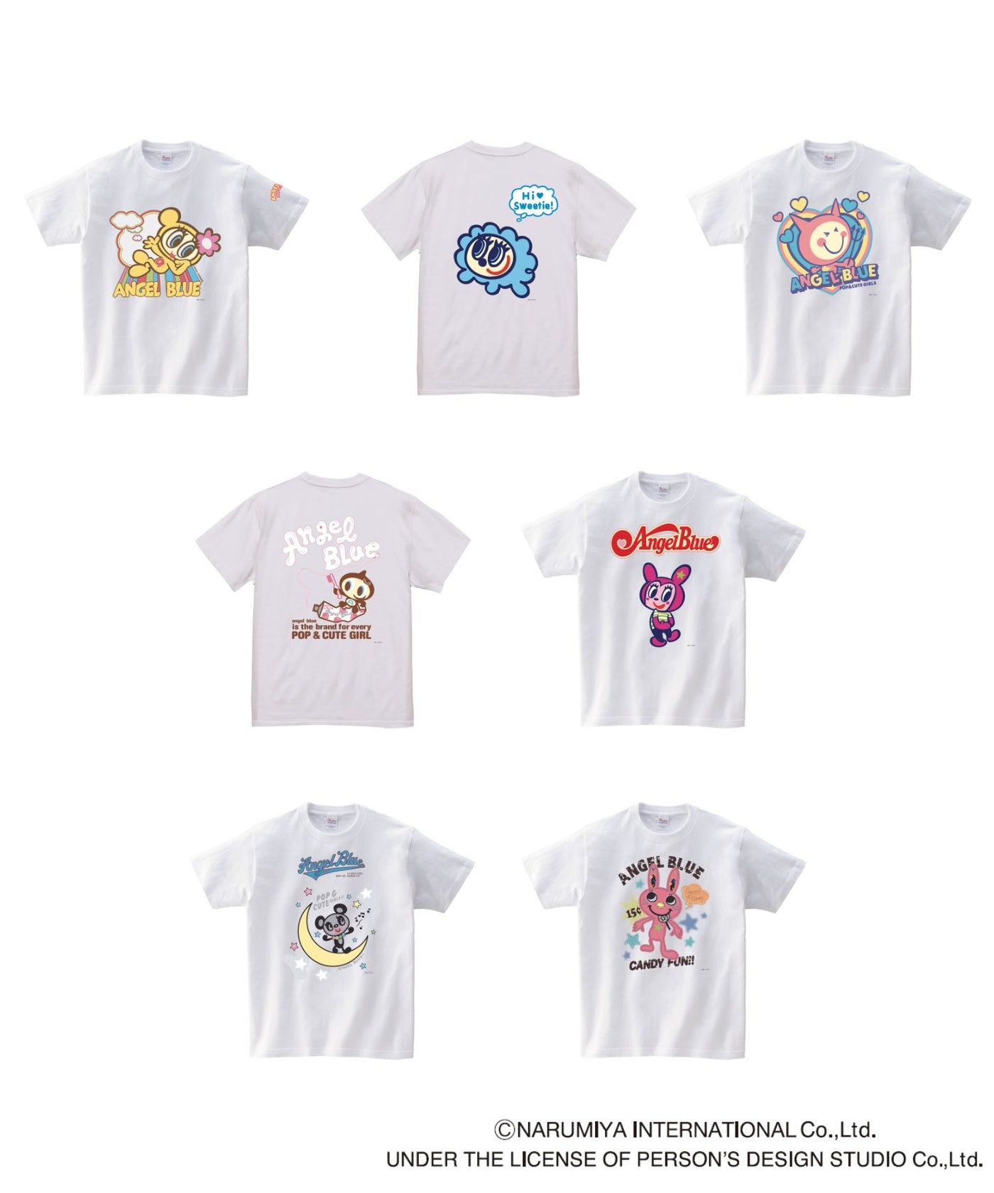 エンジェルブルー（L）半袖Tシャツ☆4枚まとめ売り angelblue - エンジェルブルー Tシャツの通販 by nicochanshop