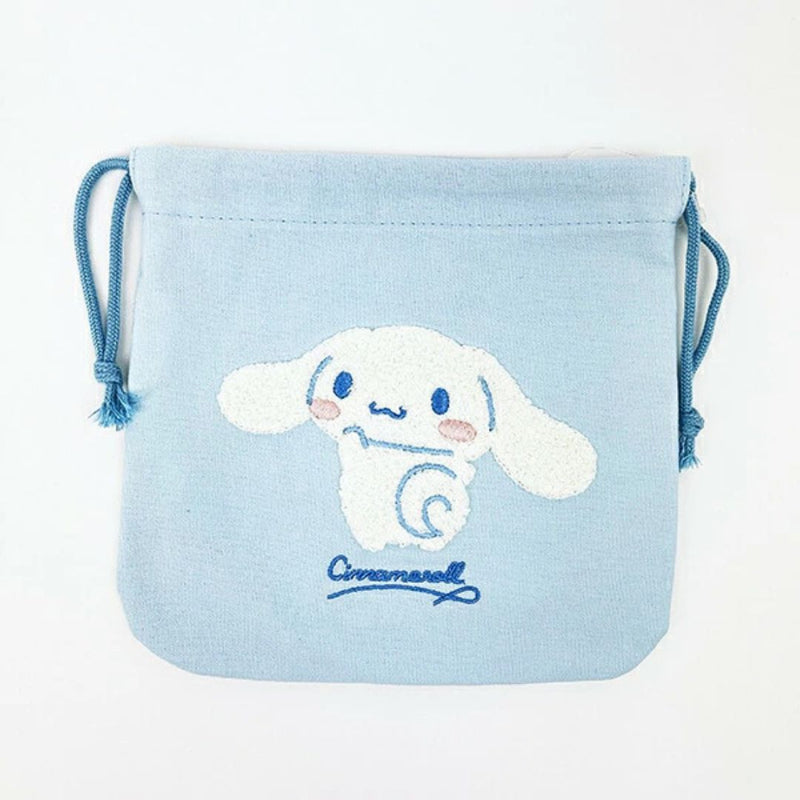 【サンリオ】サガラ刺繍巾着ポーチ