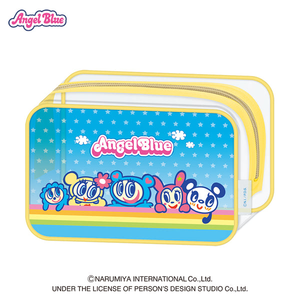【期間限定10％OFF】エンジェルブルー クリアボックスペンケース