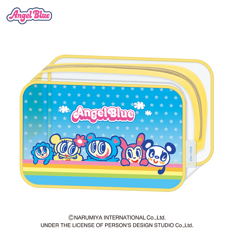 【期間限定10％OFF】エンジェルブルー クリアボックスペンケース