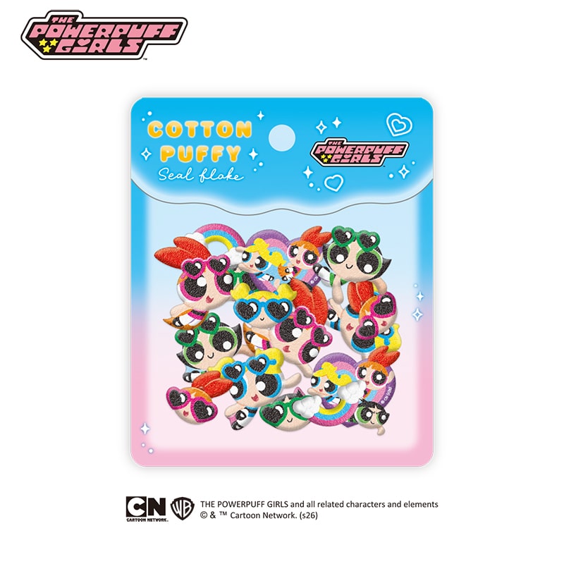 【パワパフ】コットンパフィーシールフレーク