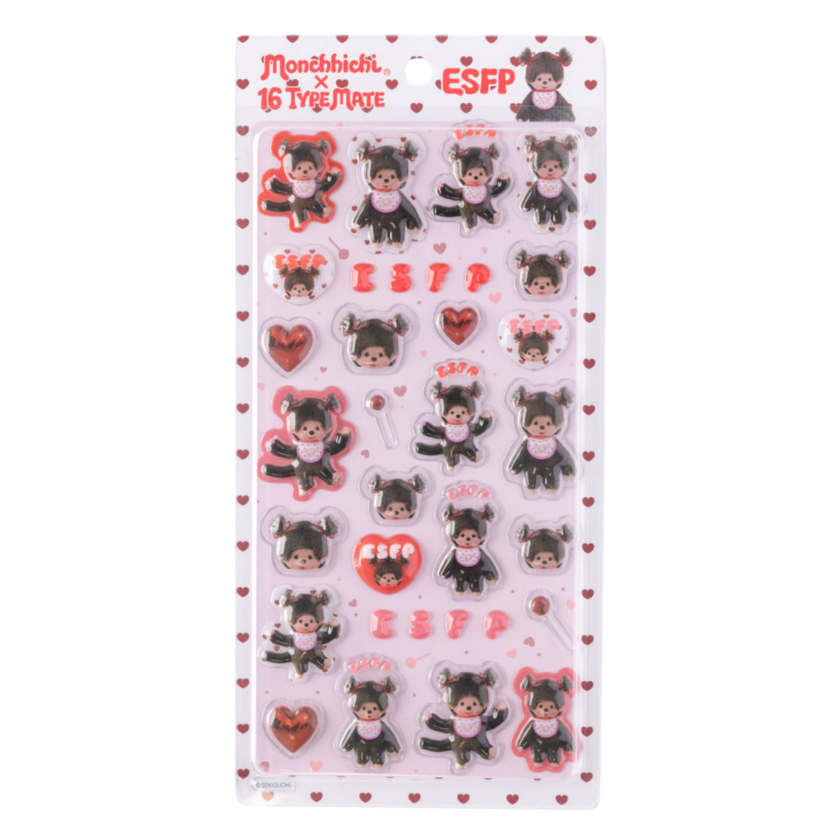16TYPE MATE モンチッチちゅるきゅんシール – pixium