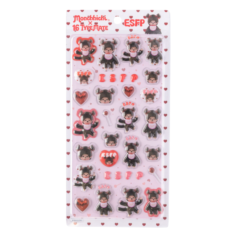 16TYPE MATE モンチッチちゅるきゅんシール – pixium